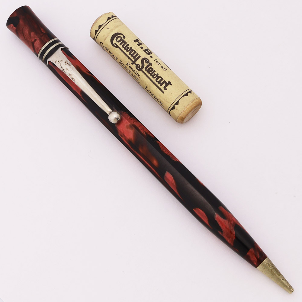 Conway Stewart Duro-Point 18 Mechanical Pencil (1930s) - Marbled